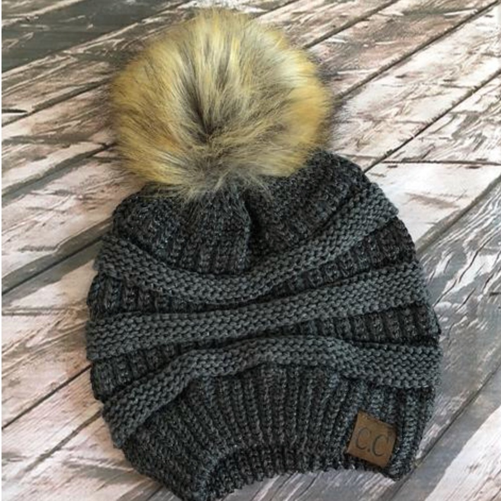 Fur Pom Beanie